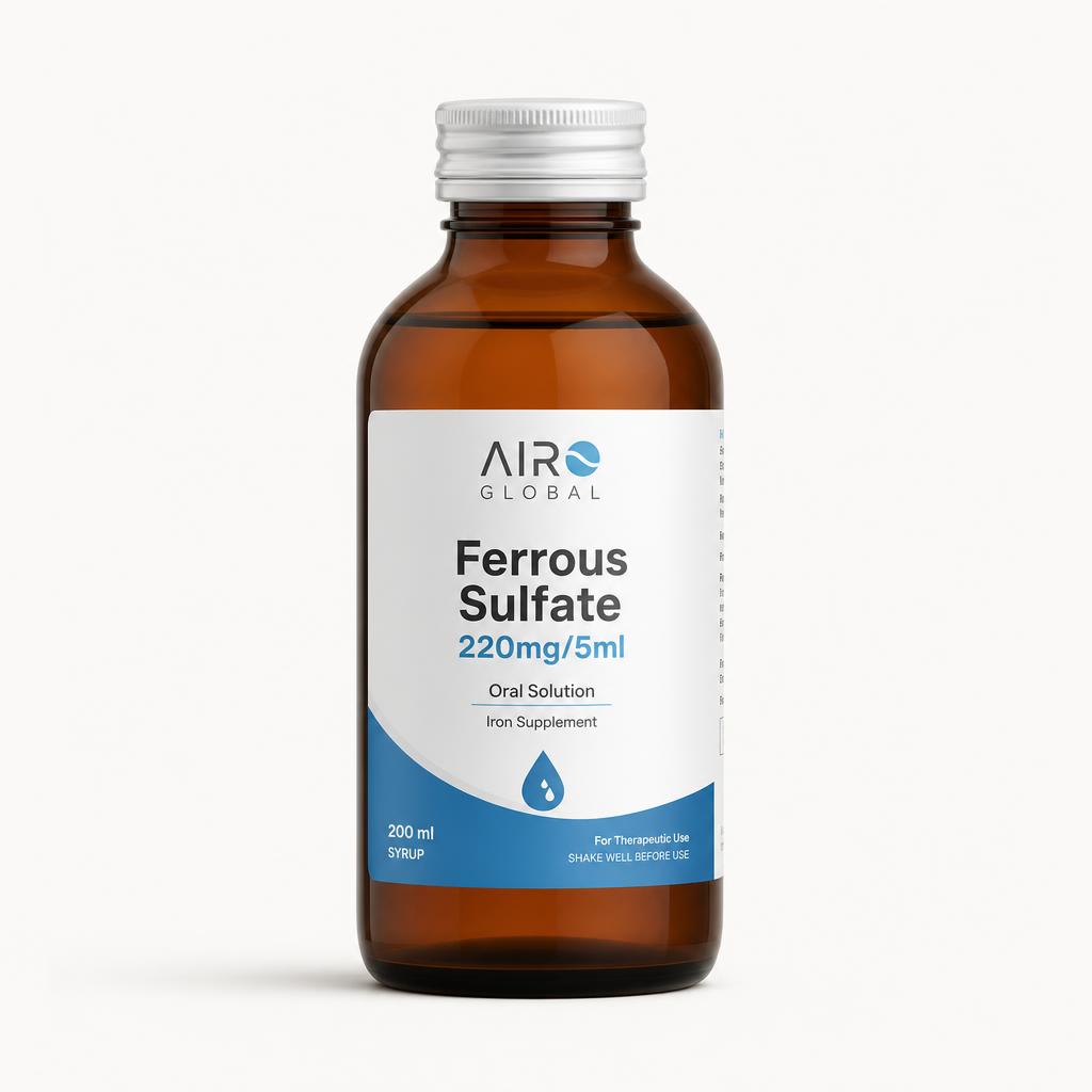 Ferrous Sulfate Syrup 220 mg / 5 ml